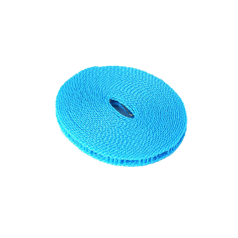 Travel Household Laundry Storage Supplies Nylon Clothesline Fence Non-Slip Windproof Clothesline Quilt Airing Rope Outdoor: Blue / 3M