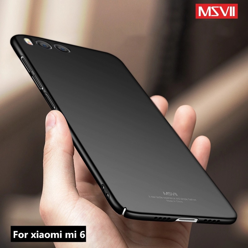 Xiaomi Mi 6 Case msvii Luxe Hard PC F xiaomi mi6 pro global case cover Ultradunne Bescherming coque Voor Xiomi Mi6 telefoon gevallen