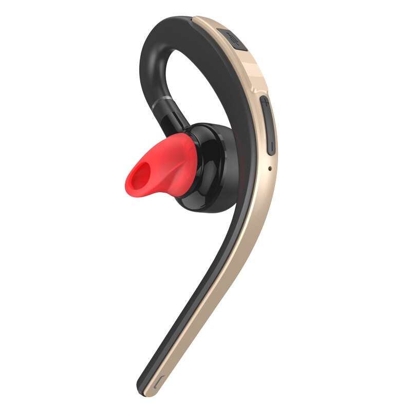 Heaton – écouteurs sans fil Bluetooth, oreillettes de bureau, avec micro, son stéréo, musique,: Black Golden
