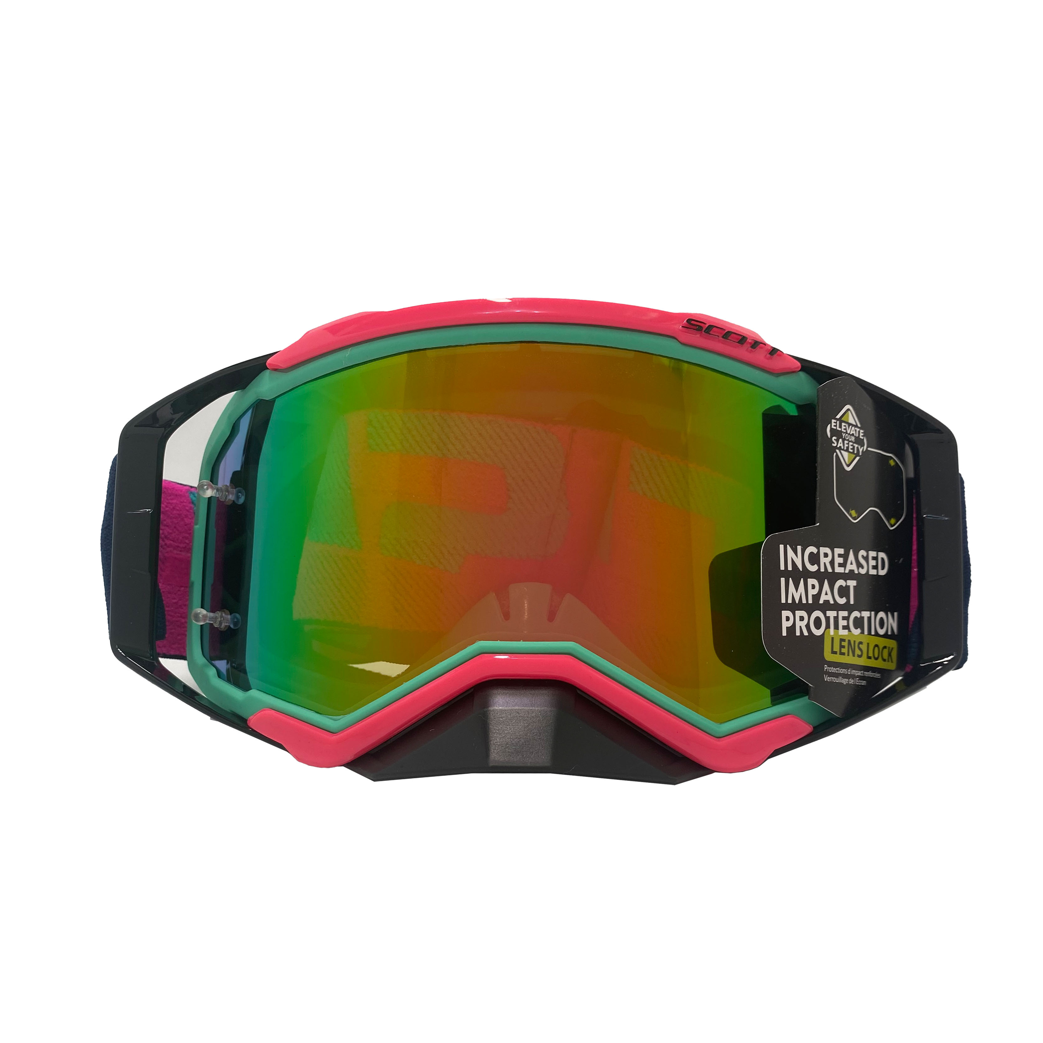 Sykkelbriller mtb-briller anti-dugg uv-beskyttelse utendørs sportsbriller for menn kvinner sykkelbriller sykling ski: Rød