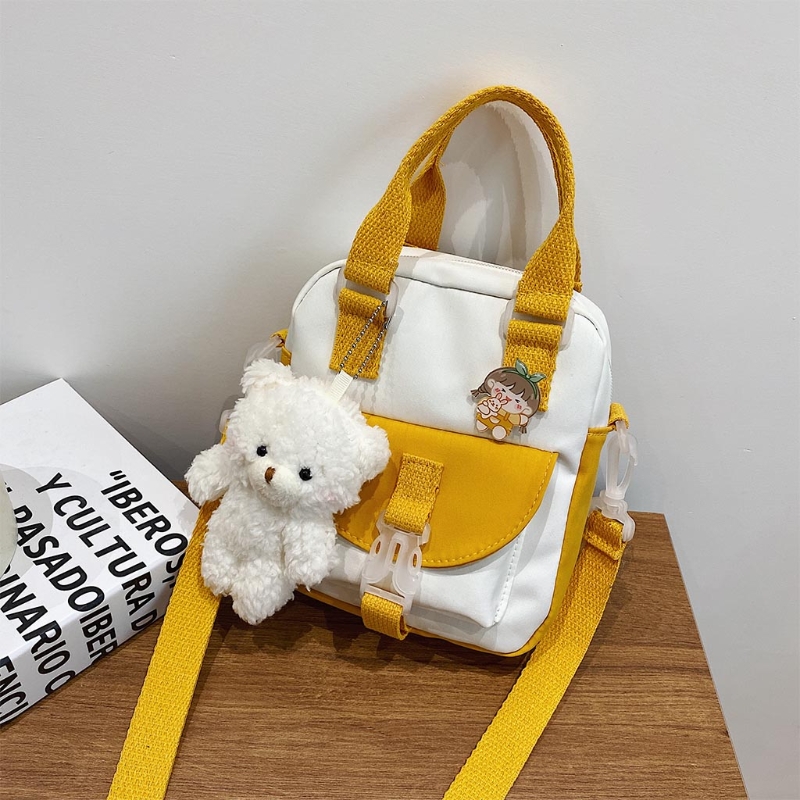 SchöNe Stil Collage Schüler Umhängetasche Mädchen Nylon Tote für Frauen Schulter Taschen