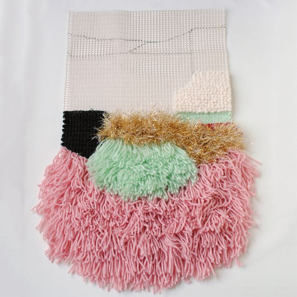 Blank Latch Hook Rug Canvas Rug Hooking Mesh Canvas Carpet Tapestry