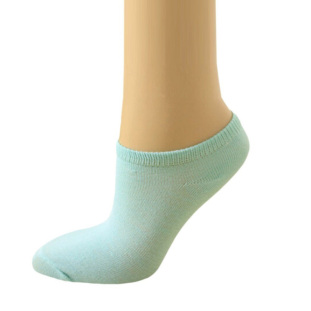 1 Pairs winter Womens Girls Leuke Solid Candy Kleur Grappige Microfiber Laag Uitgesneden Sokjes