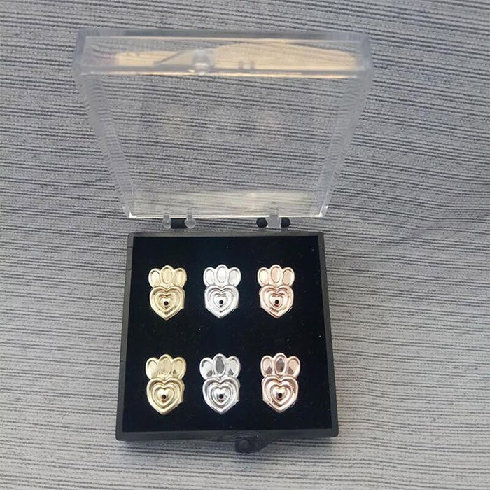 Pendientes de oro/plata/oro hipoalergénicos para mujer, pendientes con soporte lfters: 9