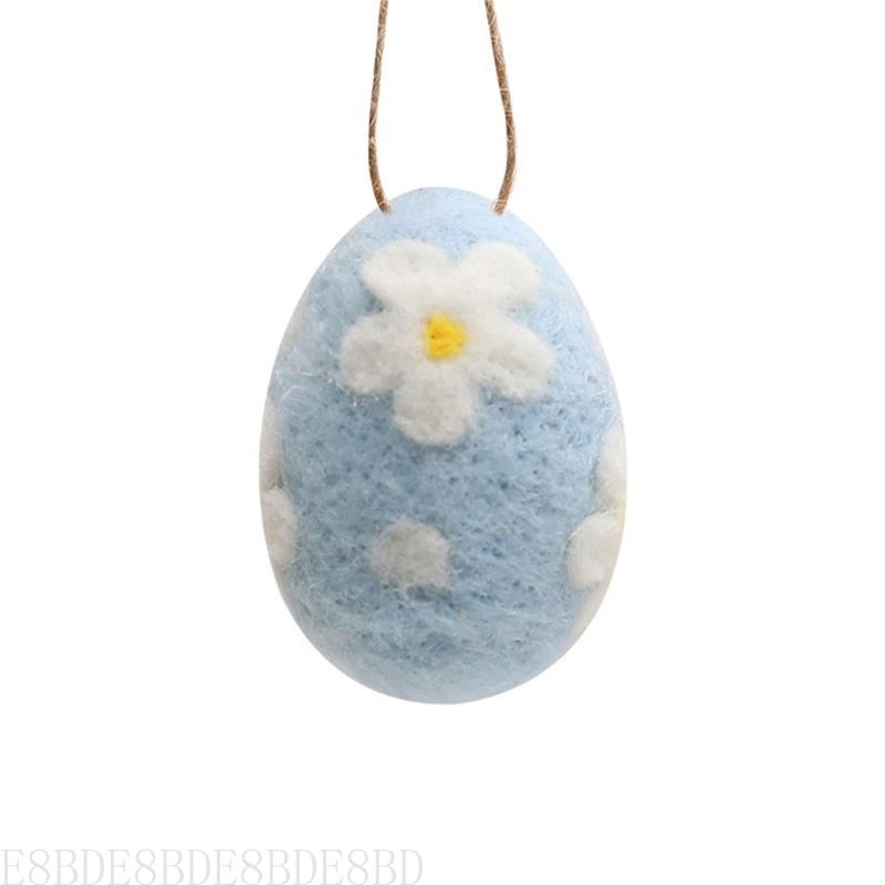 E8BD 3 stuks vilten eieren voor eastersmandvullers en decoraties hangend ornament