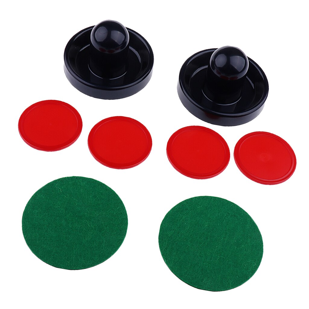 einstellen von 2 Drücker Eishockey Tisch + 4 Eishockey Puck Tisch Zubehör Luft Eishockey: dunkel Blau M
