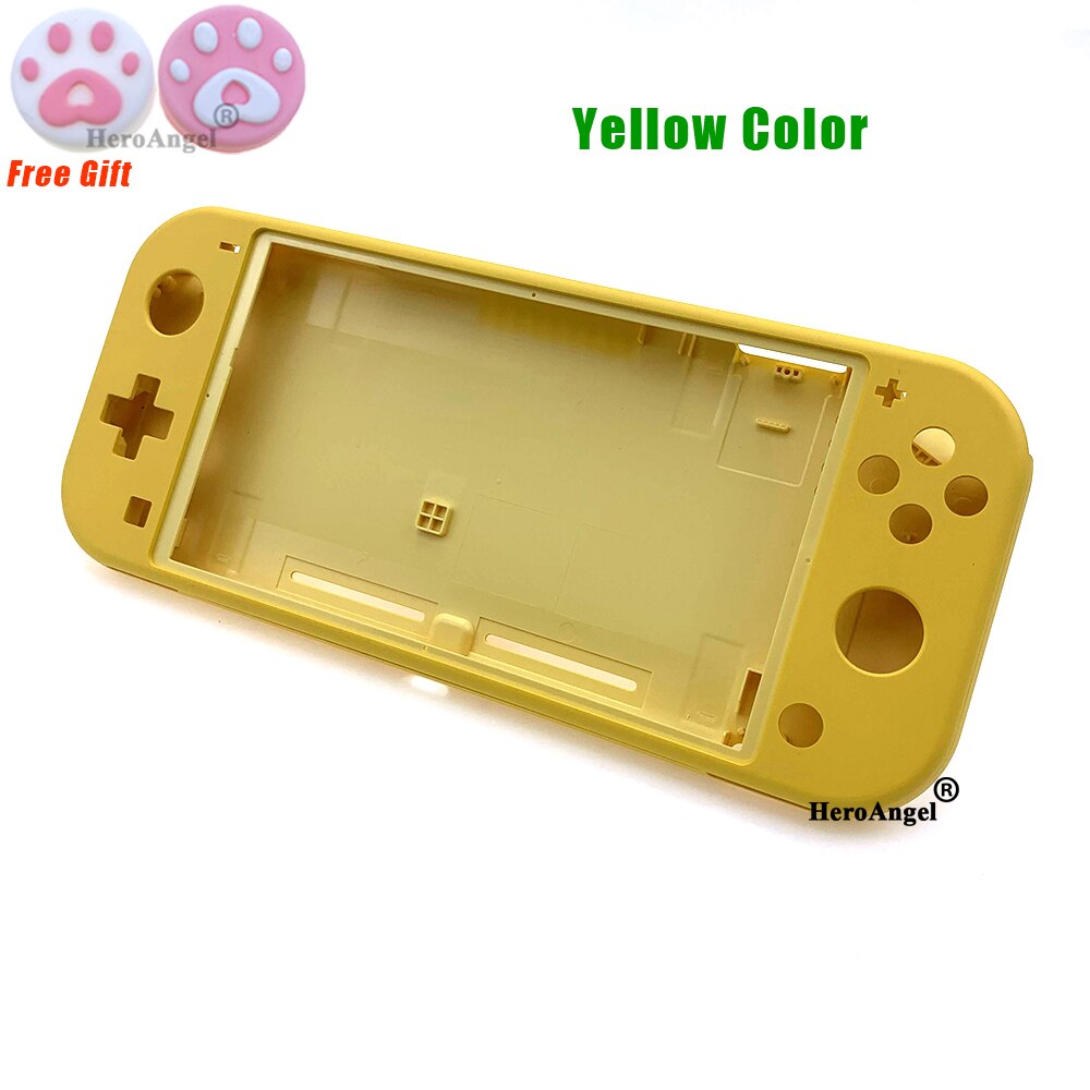 Black Yellow Front Back Housing Shell Cover Case Set for Nintend Switch Lite Console Replacement Cover Case: Yellow