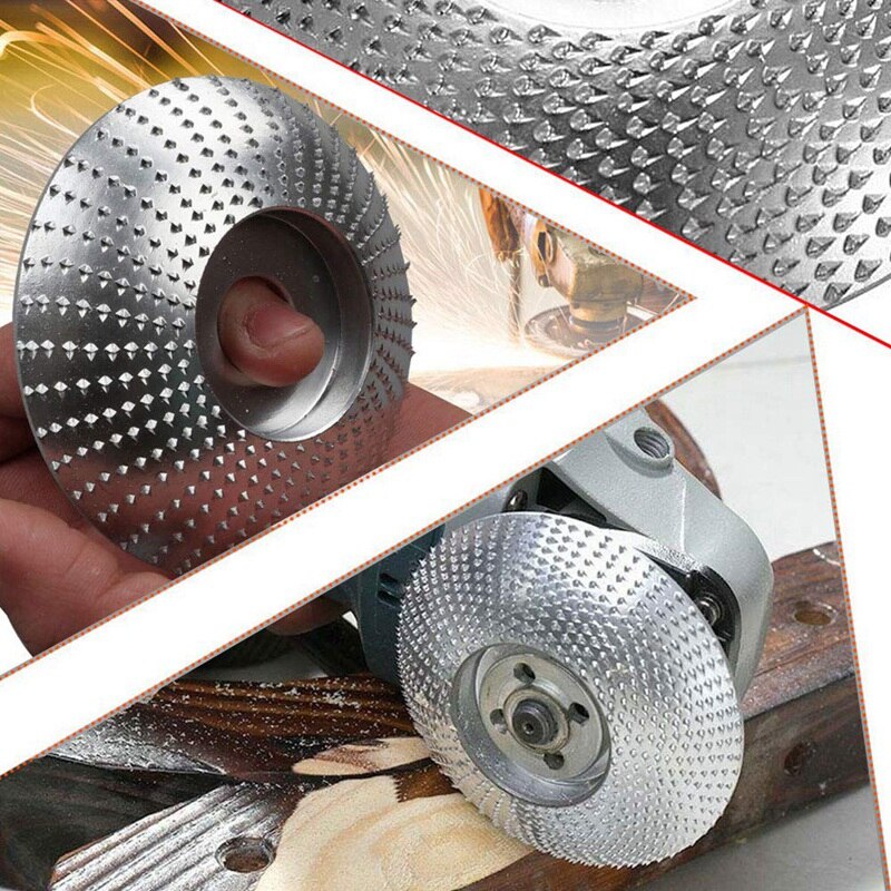 Angle Grinder Disc, Wood Carving Disc Grinding Wheel Sanding Abrasive Grinder Disc with 5 Pieces Sanding Grinding Wheel