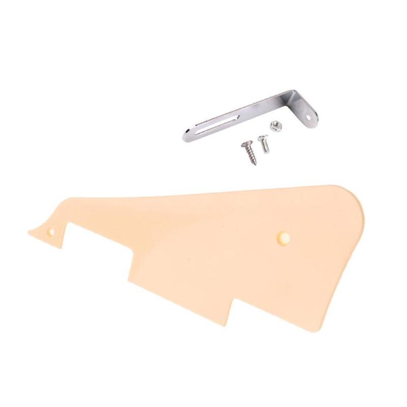 Electric Guitar Mounting Guard Plate Iron Bracket Set Pickguard with Screws for Gibson Les Paul LP Guitar Parts Accessory: Yellow