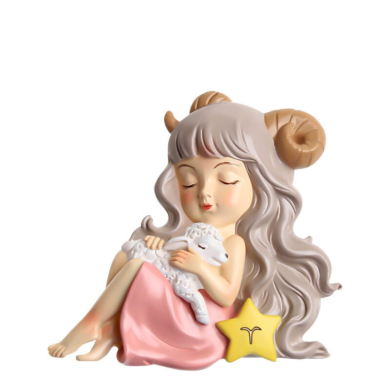 Resin Switch Stickers Cartoon Socket Decor Home Decoration Accessories Wall Stickers Fairy Tale 3d Stereo Stickers: aries