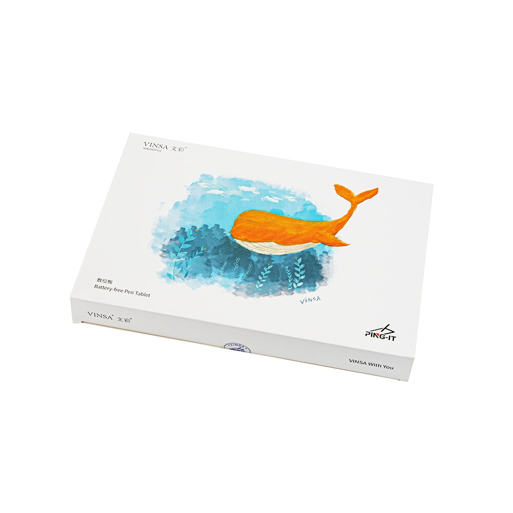 VINSA – tablette de dessin numérique vin1060 plus, avec stylet sans batterie, sensibilité à la pression, 8192, peint à la main