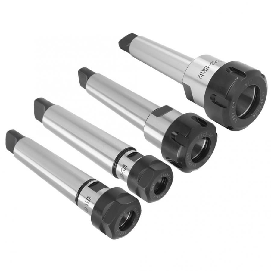 1Pcs MTA3 ER16/ER20/ER25/ER32 Morse Conus Spantang Houder M12 Schacht Carbon Staal Cnc frezen Draaibank Tool Chuck Verlengstuk