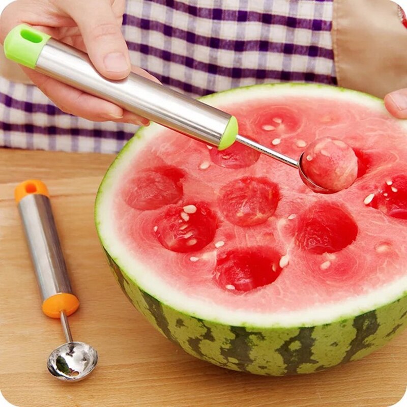 Fruit Bal Vleesmes Watermeloen Scoop Meloen Graver Fruit Bal voor Salade decoratie Ijs Lepel keuken accessoires