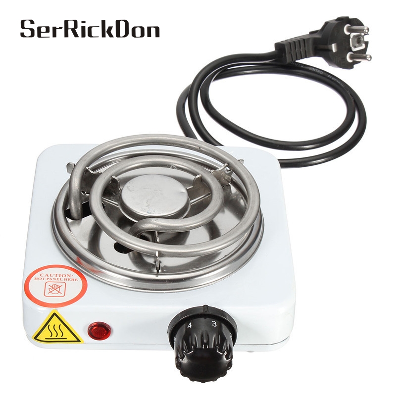 Mini plaque de cuisson Portable 500W 220V, poêle électrique, chauffage du café, brûleur, contrôle de la température