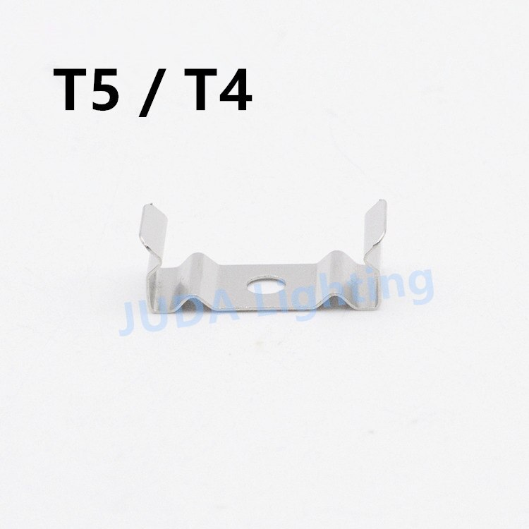T8 bracket T5 tube lamp bracket fastener iron part LED tube securing clip LED integrated fluorescent T4 tube light buckle clamp