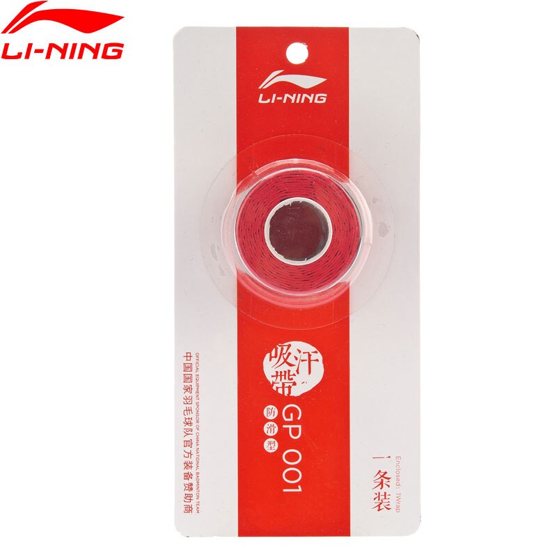 Li-Ning Badminton Overgrip GP001 Professionele Slip-weerstand 1 pc Voering Accessoire Sport Apparatuur AXJP002 ZYF336