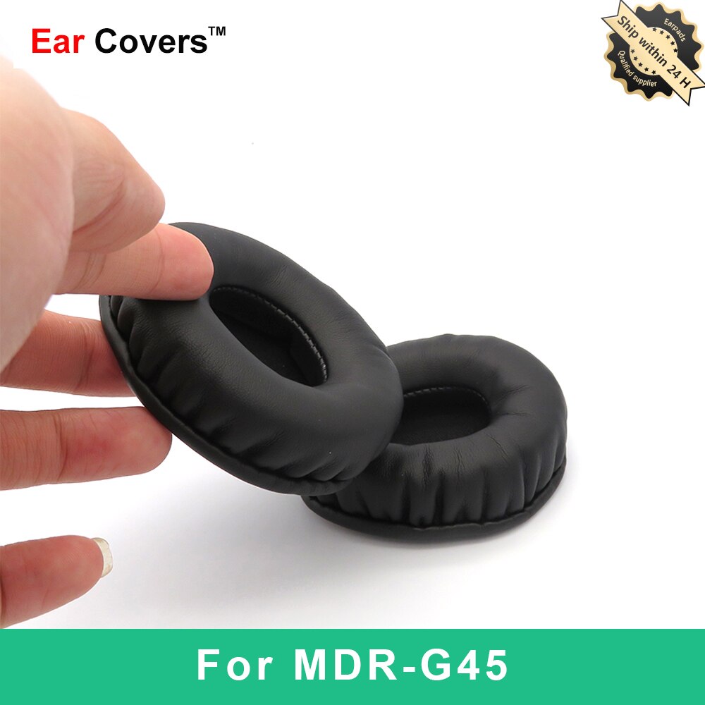 Ear Pads For Sony MDR G45 MDR-G45 Headphone Earpads Replacement Headset Ear Pad PU Leather Sponge Foam