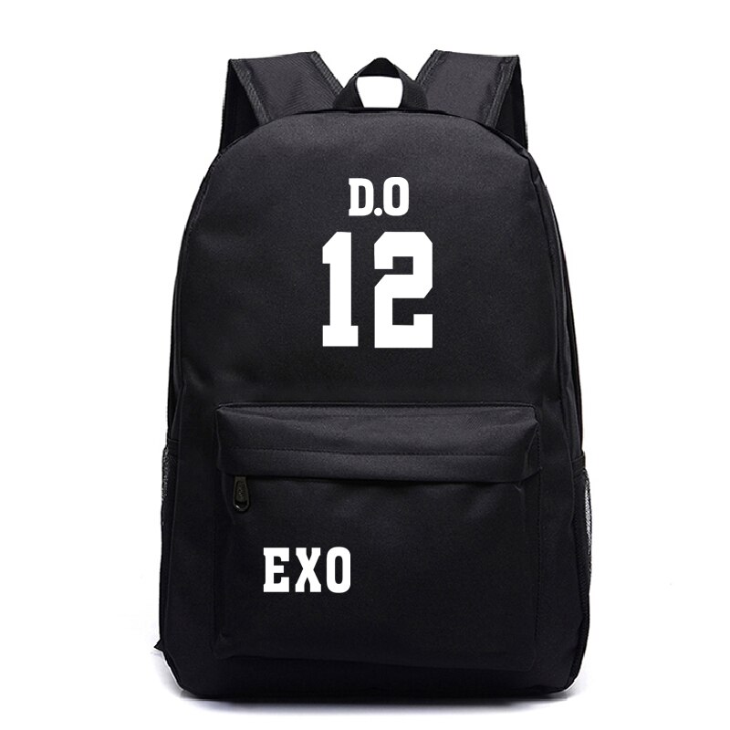 EXO-bolsas de para la vuelta al colegio, Mochila escolar informal para adolescentes, Mochila escolar de hombro para ordenador portátil, novedad de: 15