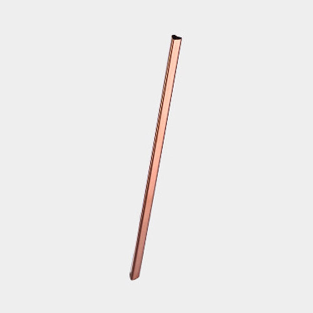 Colorful Reusable Drinking Straw 304 Stainless Steel Metal Straw with Cleaner Brush For Mug Colorful Drinking Straw: 03