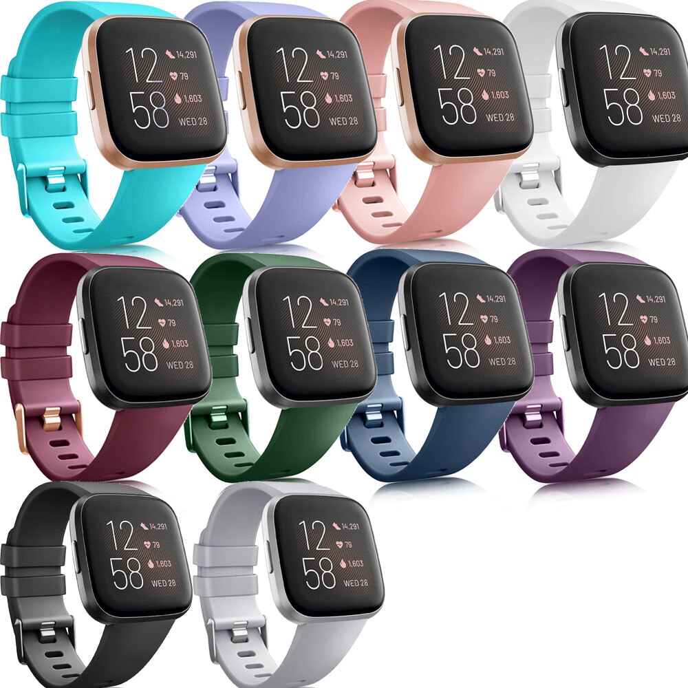 Strap für Fitbit Versa 2 Band Silikon Sport Ersatz Wristbelt Armband für Fitbit Versa Lite Armband Smartwatch Zubehör