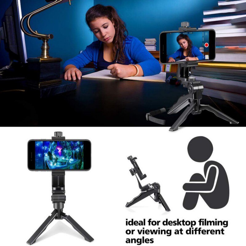 Handheld Grip Stabilizer Phone Tripod Holder Selfie Stick Handle Holder Stand for IPhone Samsung Xiaomi Huawei Dropshpping