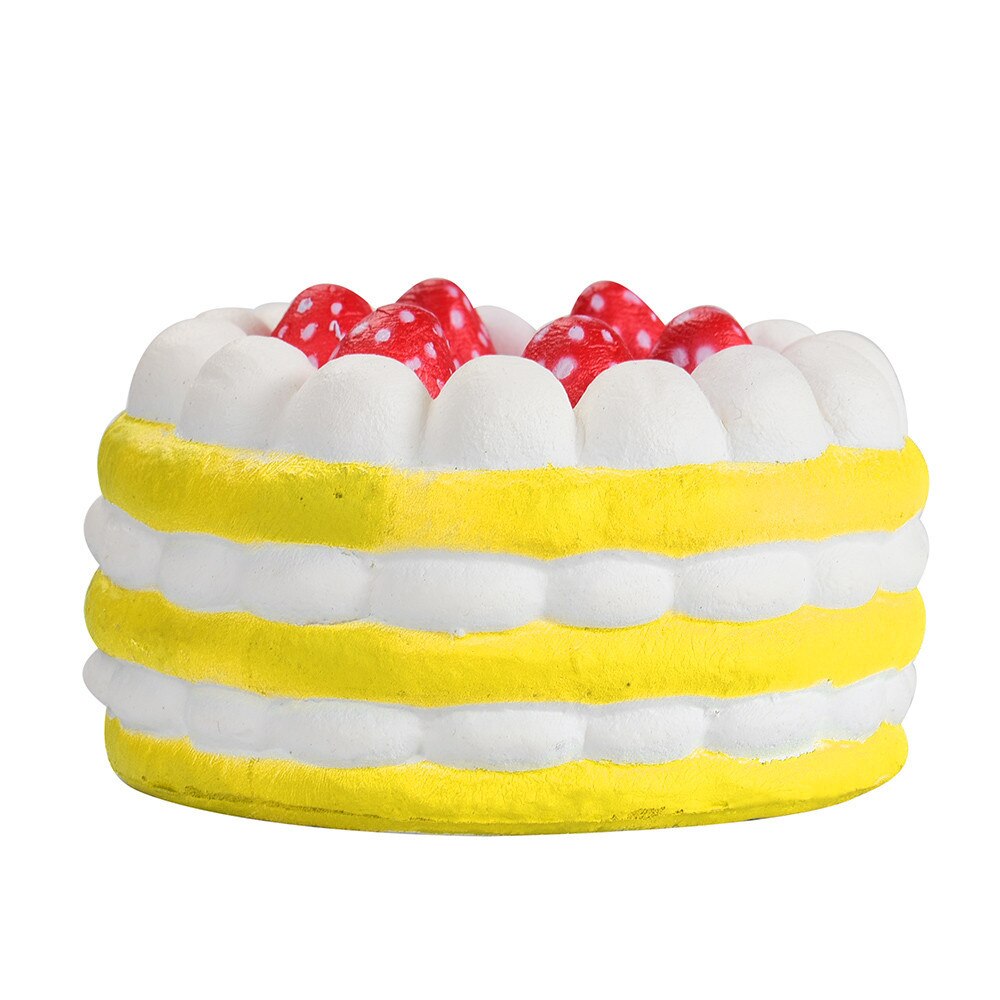 Kawaii Erdbeere Kuchen Brot Eis Creme Art Spielzeug Squishy quetschen Langsam steigend Spielzeug für Lindert betonen Angst Aufmerksamkeit