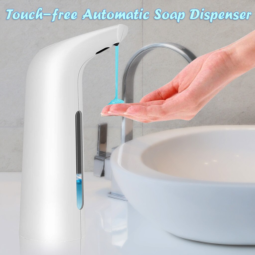 400 Ml Infrarood Sensor Automatische Schuim Zeepdispenser Touchless Vloeibare Handwas Sanitizer Zeepdispenser Voor Keuken BathroomA317