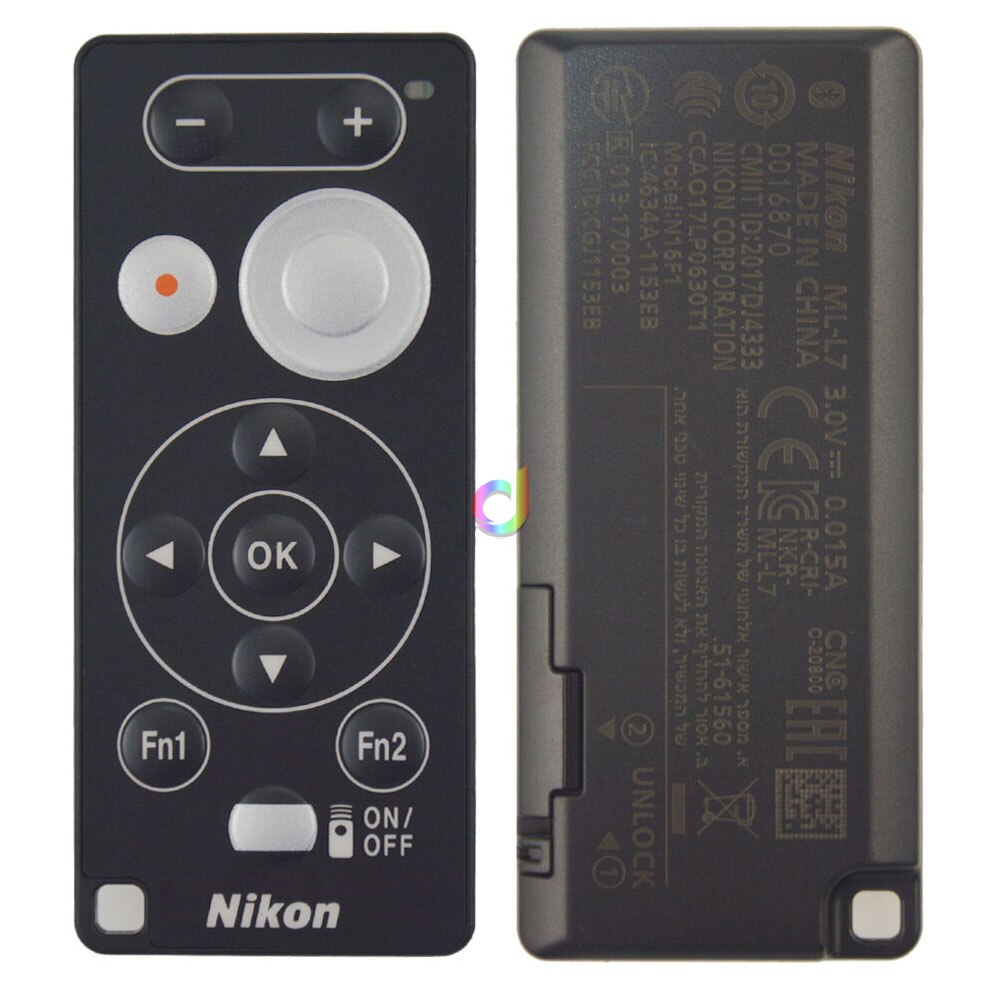 Genuine ML-L7 Bluetooth Camera Remote Control for Nikon Z50 COOLPIX A1000 P1000 P950 B600