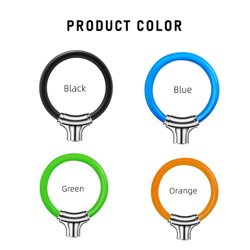 Lightweight Bicycle Lock Key Password Anti-theft Padlock MTB Road Bike Lock Motorcycle Lock Cycling Accessories