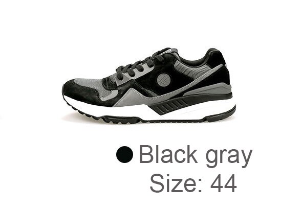 Xiaomi FREETIE Schuhe Retro Sport Schuhe Bequem Tragbare Atmungs Lauf Turnschuhe Hohe Elastizität Net Oberfläche Für Männer: Black gray 44