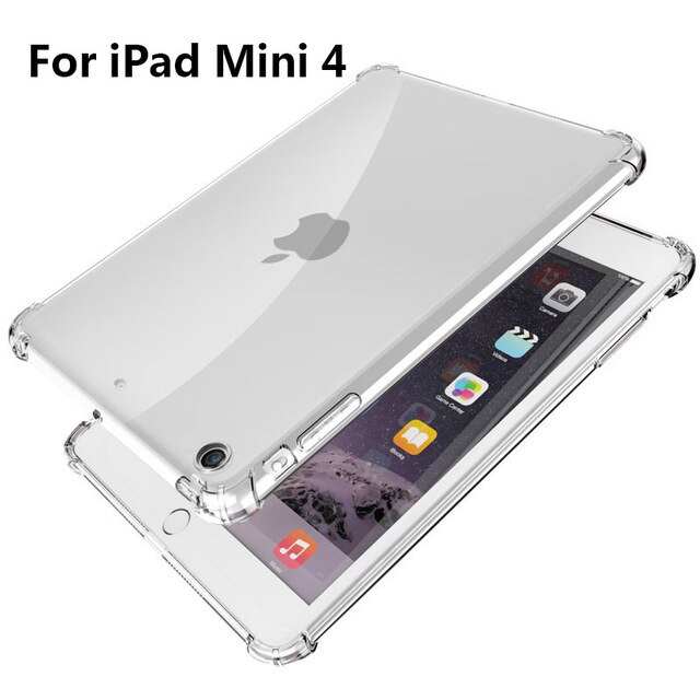Coque transparente pour ipad mini 1 2 3 4 5 9.7 pouces air 1 2 3 4 pro 10.5 11 12.9 pouces, coque transparente pour ipad air 4 10.9: Mini 4
