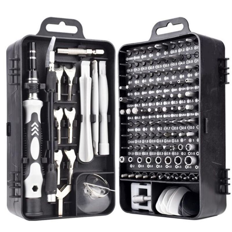 135 in 1 skruvmejsel uppsättning skruvmejsel bituppsättning multifunktion precision mobiltelefon reparationsenhet handverktyg torx hex: 7 hh 1501779-1