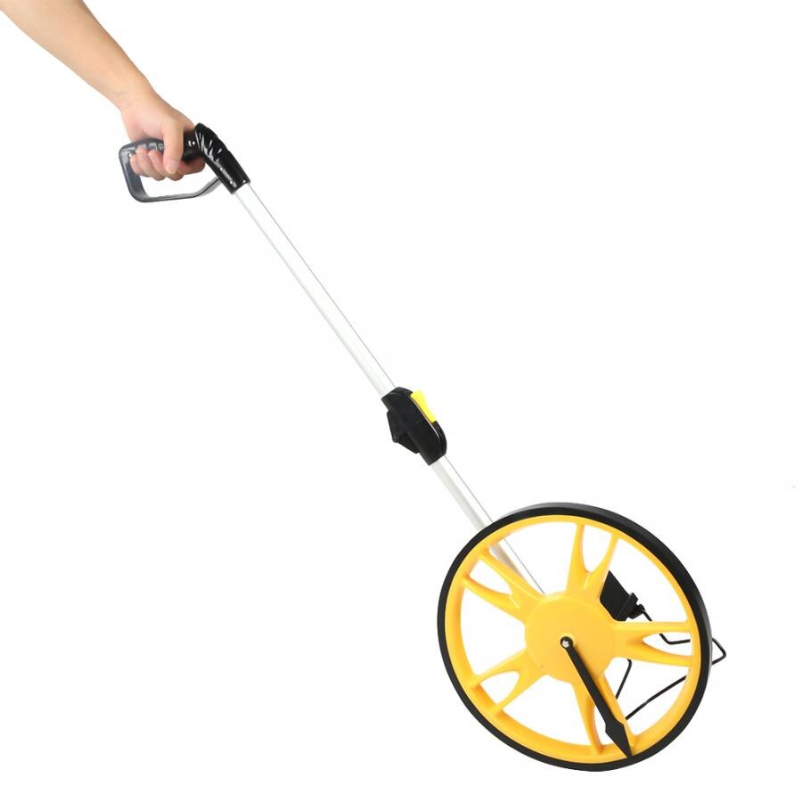 Mechanical Range Measuring Wheel 9999ft 10cm Accuracy Distance Measuring Roller LED Measurer Wheel