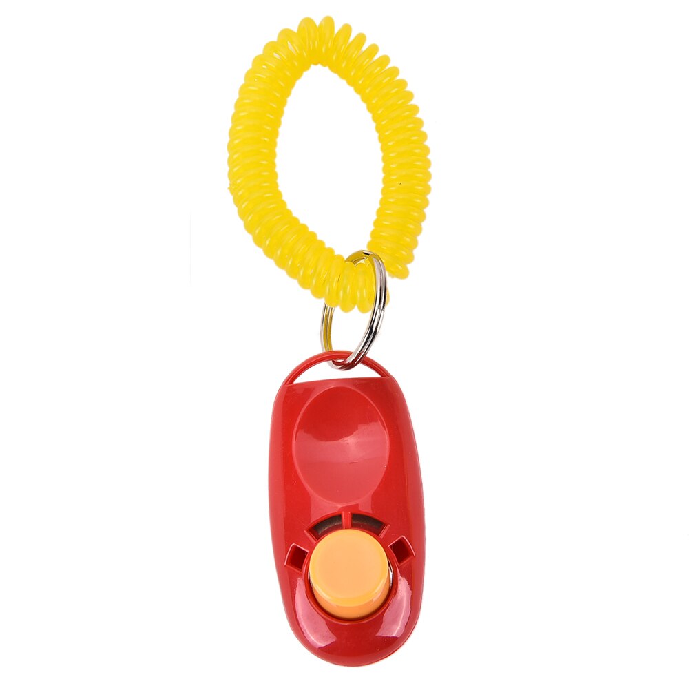1pc Training Clicker 10 Colours Ultrasonic Dog Pet Bird Whistle Click Clicker Training Trainer Aid Guide: red