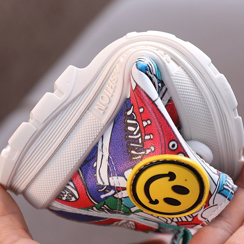 Babystøvler til piger drenge sko børn blødt læder bund martin støvler småbørn efterår vinter sneakers