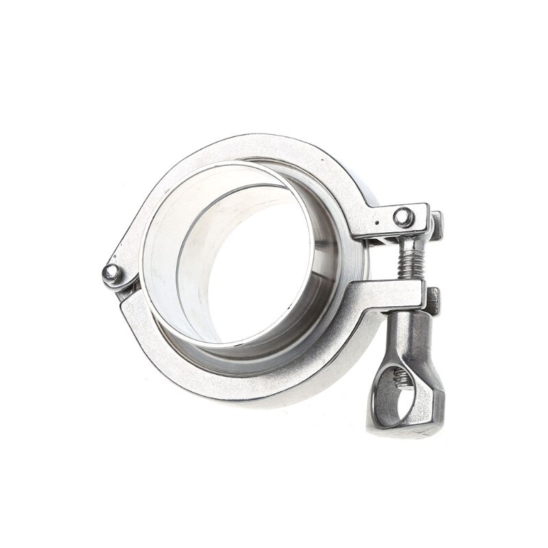 51mm 2" OD SS304 Sanitary Pipe Weld Ferrule + Tri Clamp + PTFE Gasket Set