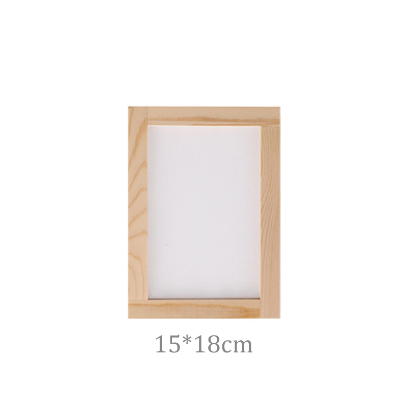 Paper Making Mould Screen Traditional Diy Craft Wooden Papermaking Screen Frame Kids Children Diy Paper Craft Rectangular Mold: A