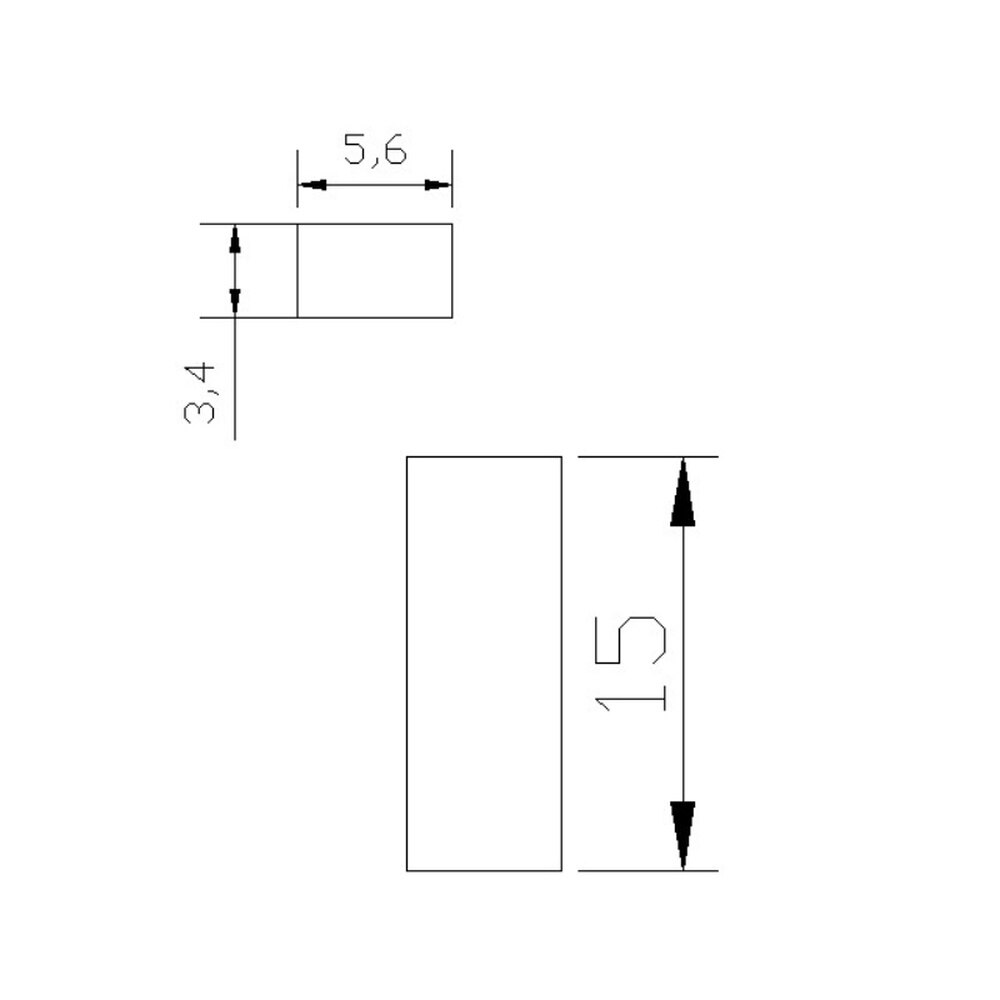 Optische K9 Glas Vierkante Lichtgeleider Staaf Haakse Prisma Beam Splitting Lijm Prisma Glas