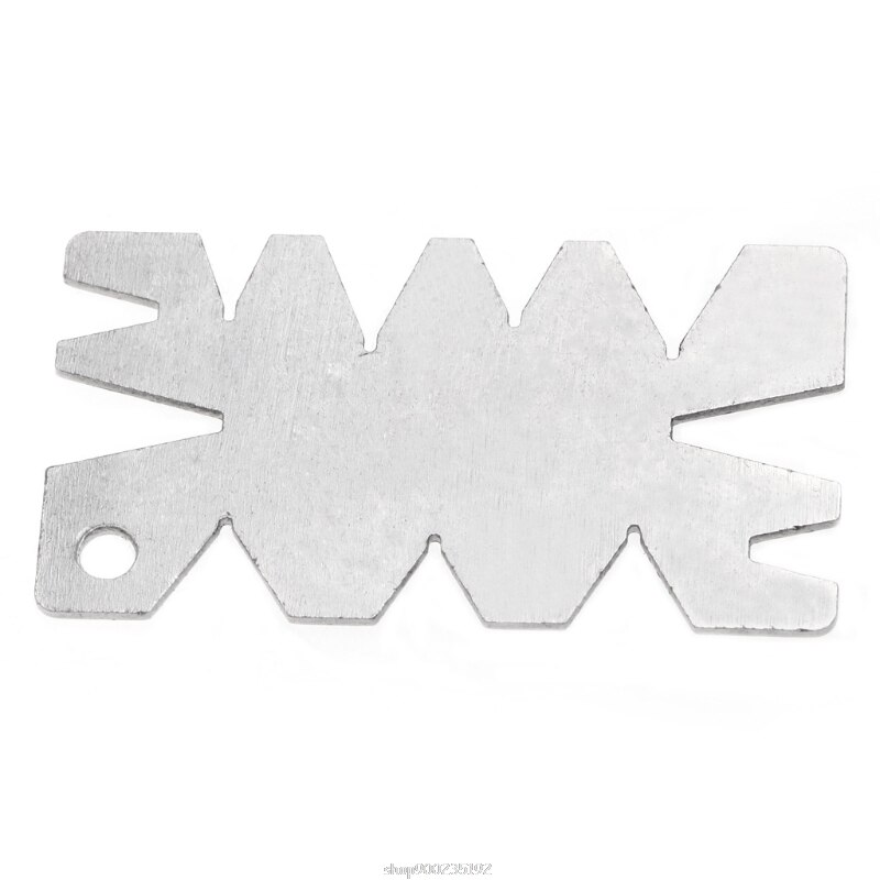 Screw Thread Cutting Angle Gage Gauge Measuring Model Tool Stainless Steel N27 20