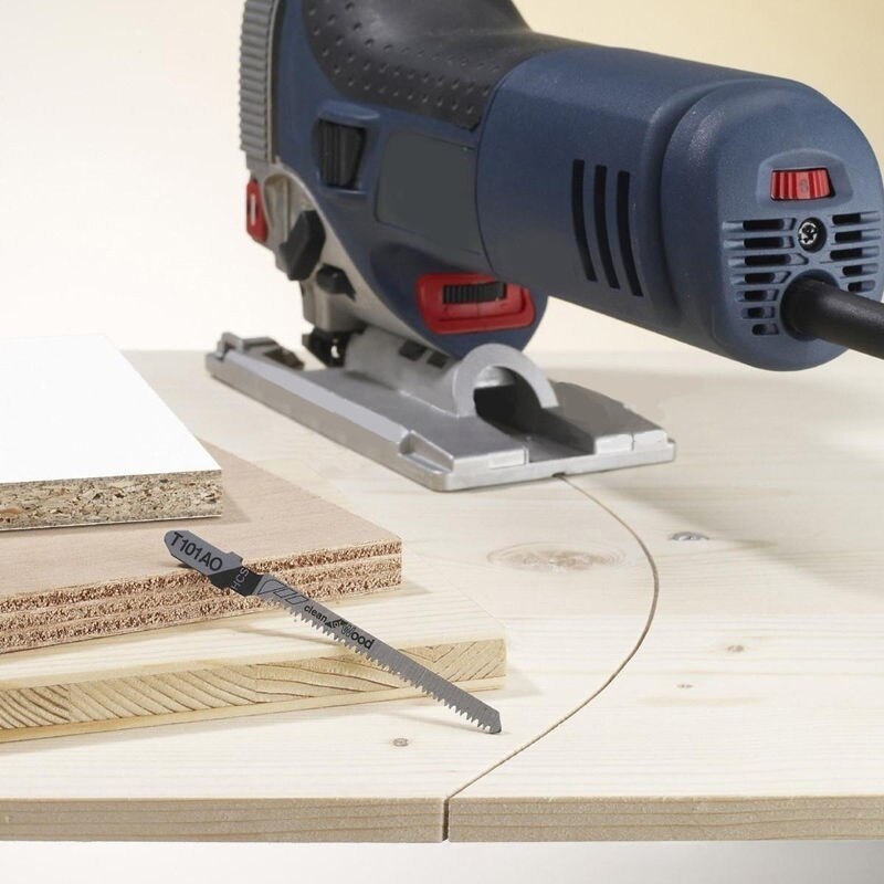 HCS T-Shank Jigsaw Blades Curve Cutting Tool Kits For Wood Plastic