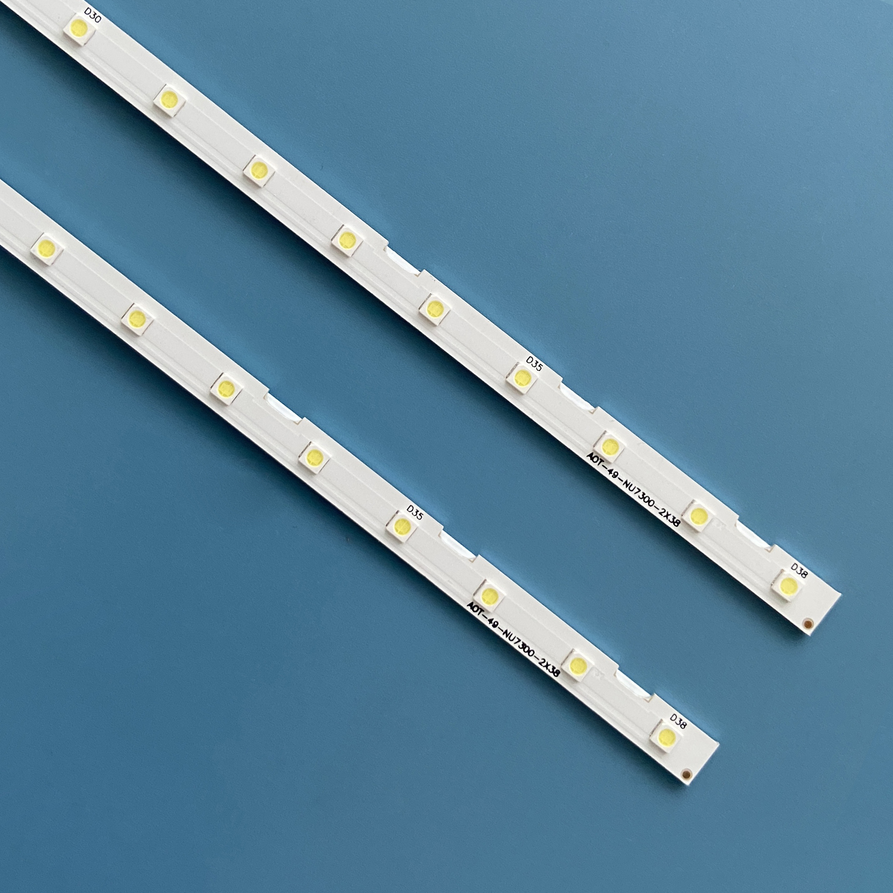 Tira de luces LED, accesorio para Samsung UE49RU7300 UE49NU7105 UE49NU7105K UE49NU7670U UE49NU7020 UE49NU7400 BN96-45953A LM41-00630A, LM41-00557A, 2