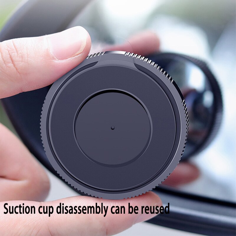 360degree adjustable adsorption blind spot mirror adjustable rotating round car rear view auxiliary blind spot mirror auto parts