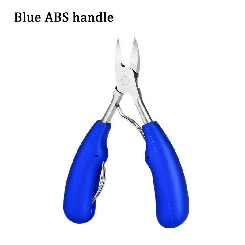 Toe Nail Clippers Remove Dead Skin Nail Correction Nippers Ingrown Toenail Cuticle Scissor Edge Cutter Thick Pedicure Care Tool: Yellow