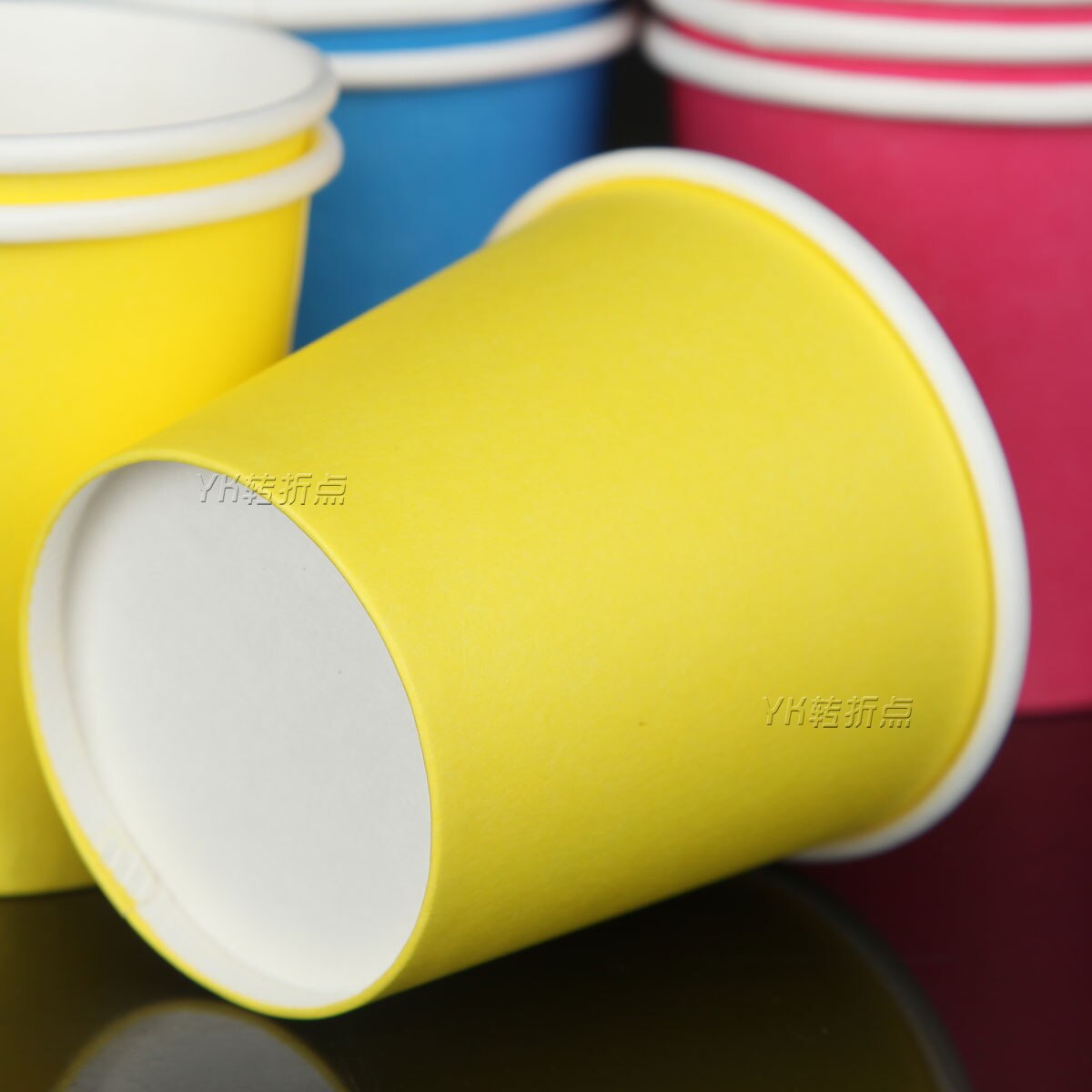4oz Small Paper Cup Tasting 4 oz Cup Pure Color Disposable paper Cups Disposable Cups Disposable Coffee Cups Coffee Paper Cup
