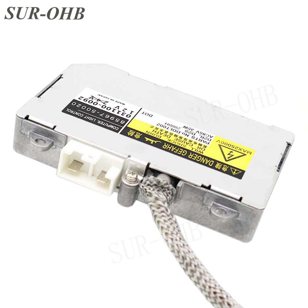 Oem ersätta ddlt 002 hid 85967-50020 d2s xenon ballast 35w gs1 g 510 h 3 d2r kdlt 002 kontroll för  ls400 verso 8596750020 bilstrålkastare