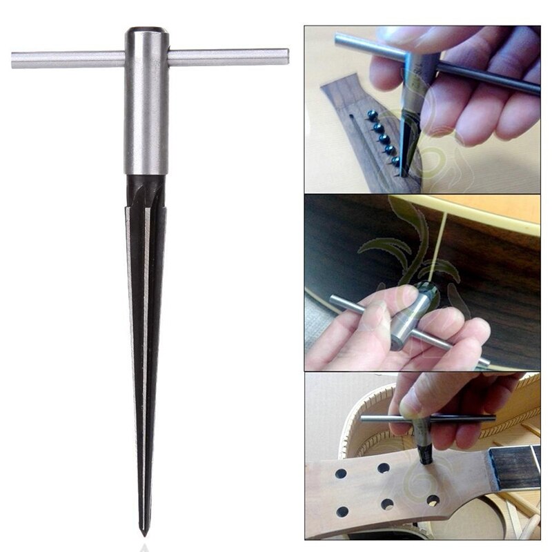 1pc 3-13mm træbearbejdningsskåret konusrømmer højt kulstofstålmateriale panel tilspidset håndafgratningshul reparation