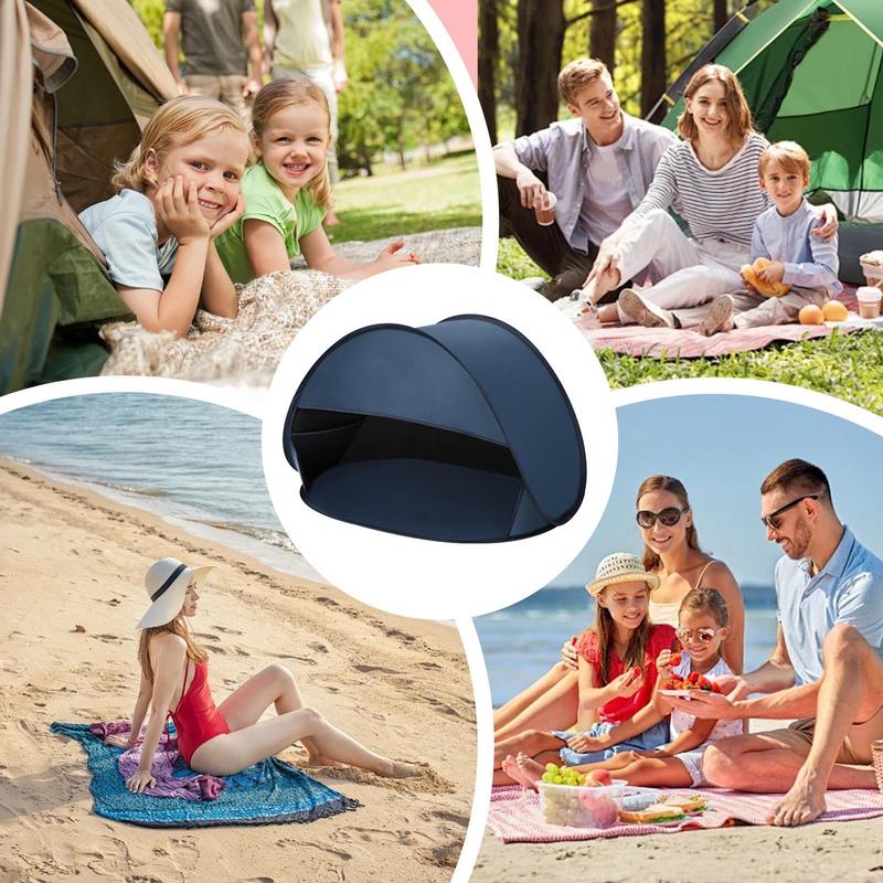 Head Shade Tent Instant Beach Tent Head Shade Protection Canopy Face Head Shade Protection Tent Portable Breathable Small Tent