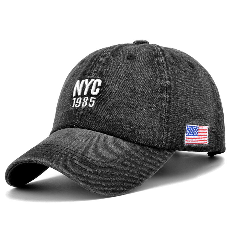 Nueva NYC-gorra de béisbol vaquera para hombre y mujer, sombrero con bordado de letras, Snapback, deportiva, Hip Hop, EE. UU.