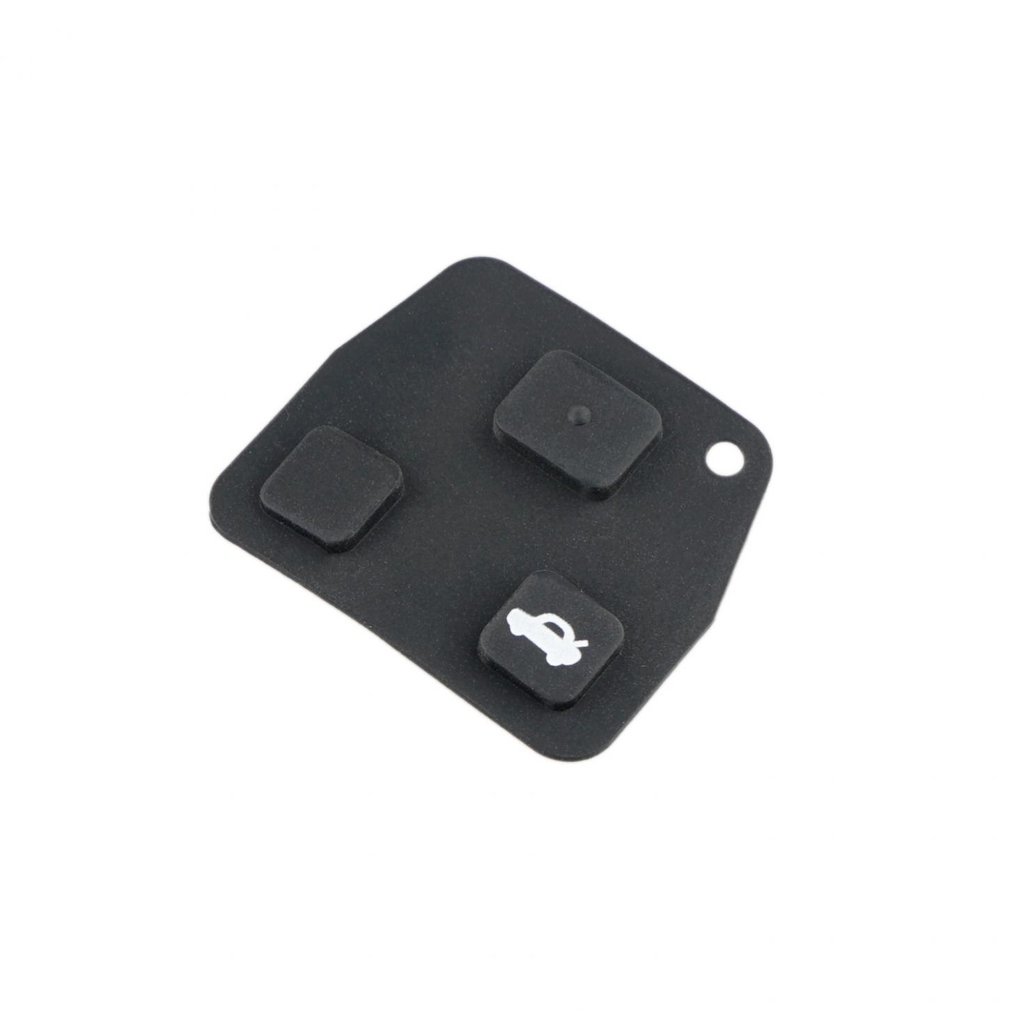 2 Knoppen Rubber Pad Insert Autosleutel Accessoires Vervanging Fit Voor Toyota Corolla Avensis Aygo RAV4 Lexus