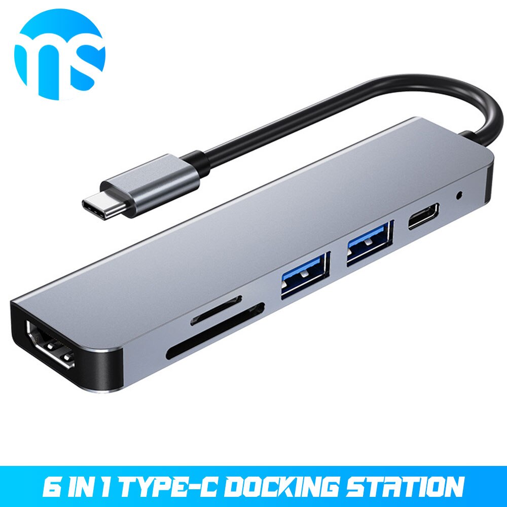 Type-C Hub To Hdmi Usb * 2 87W Pd Charging Computer Connector Thunderbolt Laptop Accessories For Macbook Pro